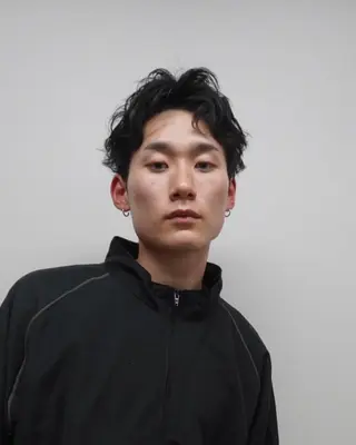 メンズ 毛流れヘア×眉 ワックス/RIKUのヘアスタイル