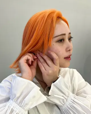 ミディアム カラー 最高級髪質改善🥇 小玉美菜のヘアスタイル