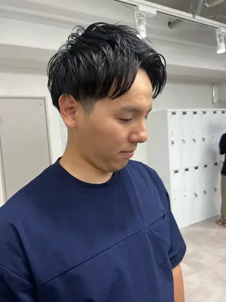 ショート カラー メンズ ☀️ボブスタイル特化 大山あさひ☀️のヘアスタイル