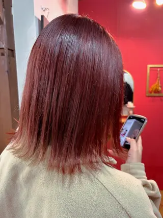 ミディアム 大久保 愛のヘアスタイル