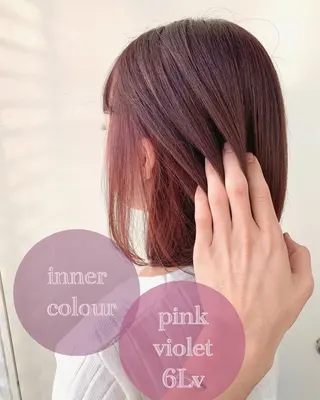 ショート カラー ヘアアレンジ Zina福岡天神🪞 髪質改善🪞レイヤーのヘアスタイル