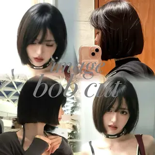 ショート チョコカラー🤎 韓国風/MIHOのヘアスタイル