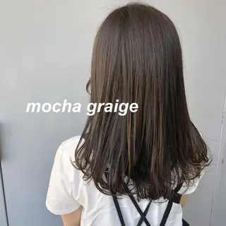 ロング カラー レイヤーカット 韓国ヘアayameのヘアスタイル
