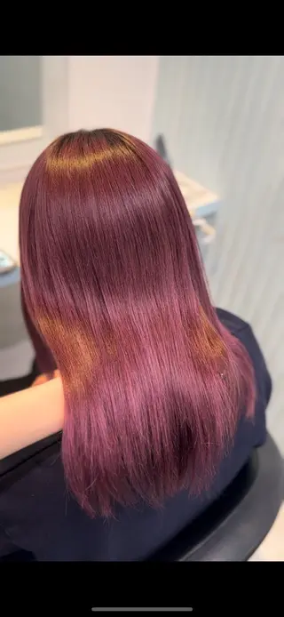 ロング カラー ♥️暖色カラ ー♥️由夏のヘアスタイル