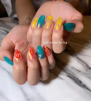 ネイル ﾈｲﾙﾙｰﾑﾘｯｶ 𝐦𝐚𝐲𝐮のネイルデザイン