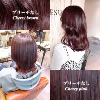 ミディアム カラー 韓国ヘア🇰🇷🎀 YURIAのヘアスタイル