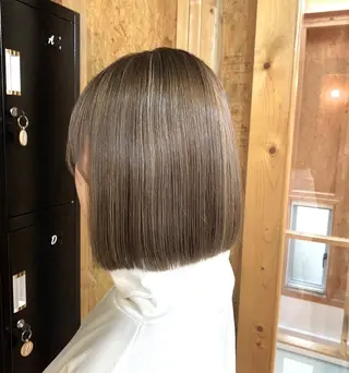 ショート 💕モテベージュ 🧡NANAKO🧡のヘアスタイル