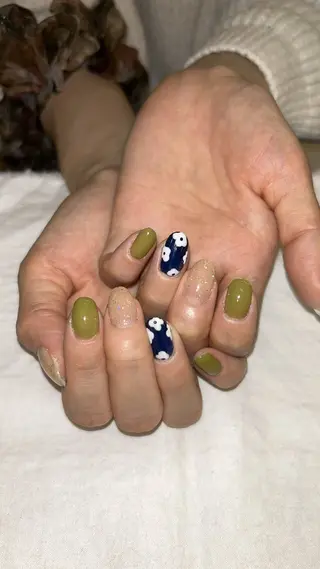 ネイル 🐉✨️ ℳ🐯💚のネイルデザイン