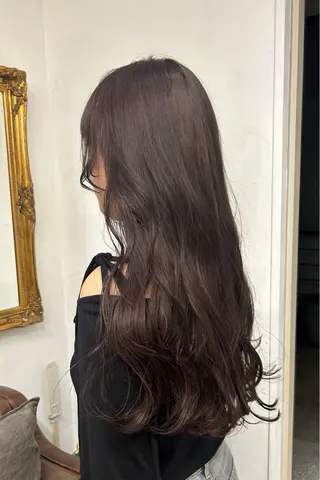 ロング じゅわっと暖色カラー 🍊Moemiのヘアスタイル