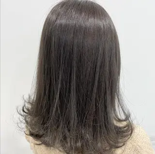 ミディアム カラー 🤍💕ブリーチカラ ーAyaka💕🤍のヘアスタイル