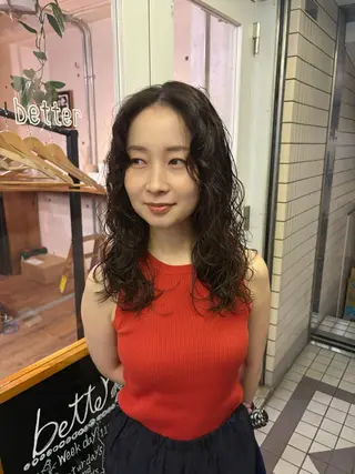 ロング パーマ kaito パーマ募集！🔵のヘアスタイル