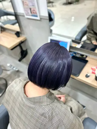 ショート カラー miwa♡暖色カラー 盛れる顔周り.ヘアメのヘアスタイル