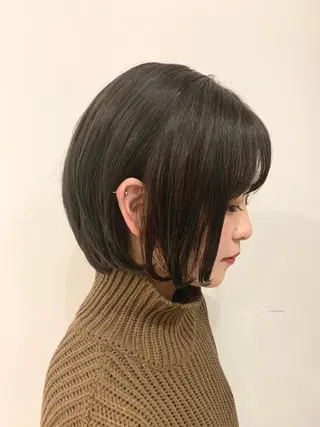 ショート 🌿似合わせ透明感 カラー松本朋幸🌿のヘアスタイル
