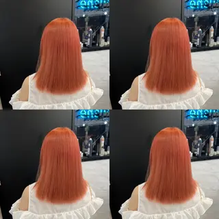 ミディアム カラー ✨縮毛矯正✖︎顔周り レイヤー✨ナカムラのヘアスタイル