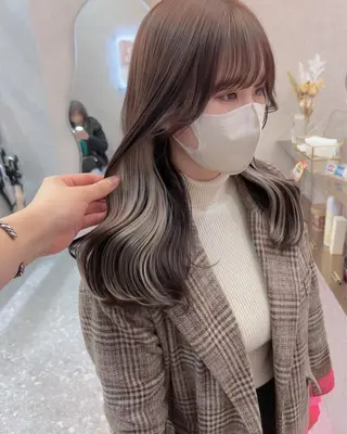 ロング カラー メンズ 🌟透明感カラー× 小顔カット いっせいのヘアスタイル