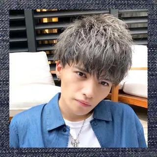 メンズ Loy所属・メンズヘア特化 パーマ 縮毛矯正🔷のヘアスタイル