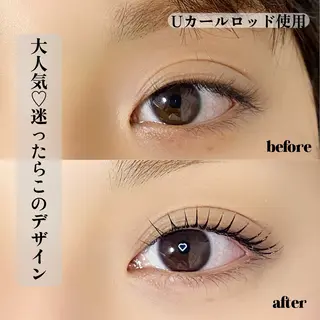 マツエク・マツパ ruhe eyeのマツエク・マツパデザイン