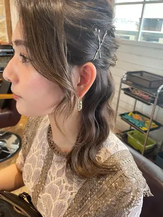 ヘアアレンジ ナチュラル🌿垢抜け 福澤ゆきあのヘアスタイル