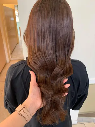 ミディアム カラー 🎀レイヤー・艶カラ ー🎀YUMEKAのヘアスタイル