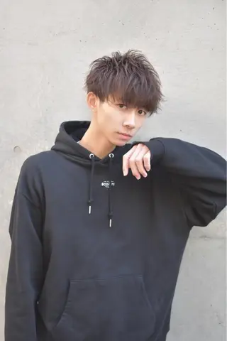 メンズ ハイトーン職人 ♡中島凱人のヘアスタイル