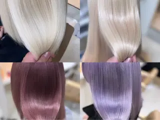ミディアム カラー ヘアアレンジ メンズ 🧡可愛い色落ち🧡 ハイトーン特化🧡のヘアスタイル