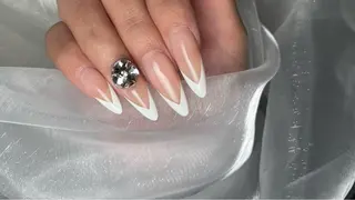 ロング ネイル 下妻ネイルサロン/ 持ちの良いネイルのネイルデザイン