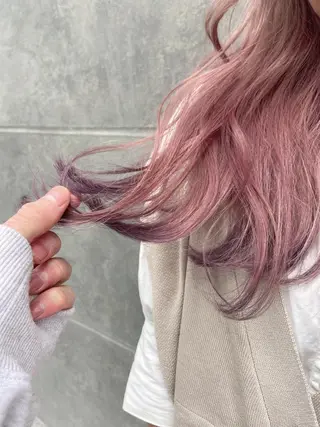 ロング カラー 鈴木/ニュアンス パーマ/メンズのヘアスタイル