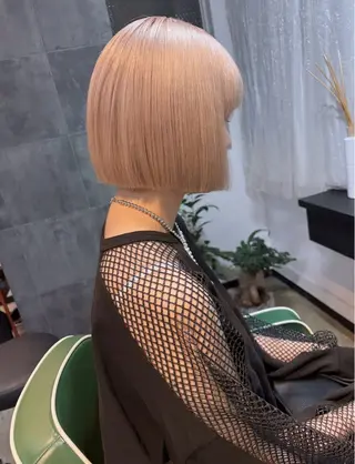 ショート カラー ヘアアレンジ 広島/ボブ/レイヤー 🌿‬wakabaのヘアスタイル