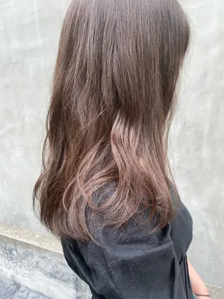 セミロング カラー パーマ ヘアアレンジ メンズ キッズ ネイル マツエク・マツパ インナーカラー/ KANAのヘアスタイル