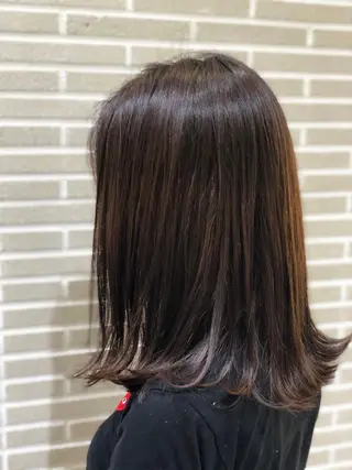 ミディアム カラー 山北 咲子のヘアスタイル