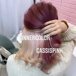 ミディアム カラー エクステ🩵ブリーチ 韓国ヘア🩵KAEのヘアスタイル