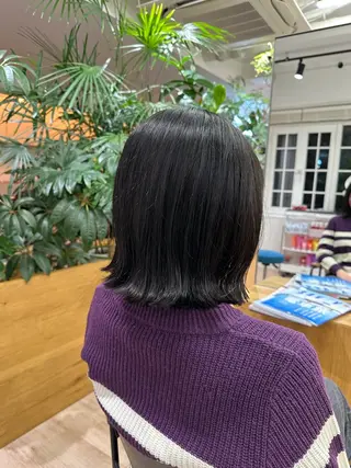 ショート 切りっぱなし/髪質 改善矯正/さやか🫧のヘアスタイル