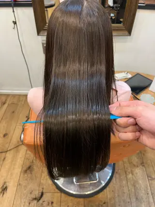 ロング ⚪️髪質改善 縮毛 店長 コウ⚪️のヘアスタイル