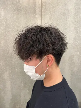 ショート パーマ メンズ 瀧野 翔吾【メンズ特化】のヘアスタイル