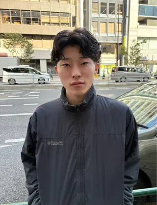 ショート パーマ メンズ 💈メンズ短髪特化 ✂︎伊藤大輝💈のヘアスタイル