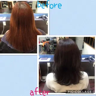カラー 藤本 麻衣のヘアスタイル