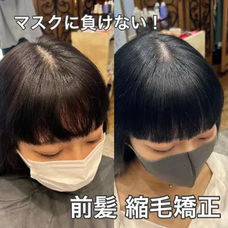 ミディアム カラー パーマ 美髪ヘッドスパ🫧 西山紗奈江💆‍♀️のヘアスタイル