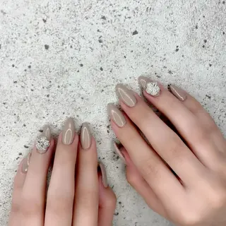 セミロング カラー パーマ ヘアアレンジ メンズ キッズ ネイル マツエク・マツパ アイブロウ Salon Kのネイルデザイン