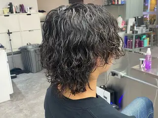 ミディアム カラー パーマ ヘアアレンジ メンズ キッズ ネイル マツエク・マツパ アイブロウ 🔥漢髪特化メンズ マネージャーYUKIのヘアスタイル