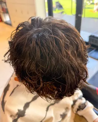 パーマ メンズ レディースモデル募集 無料/田中海斗のヘアスタイル