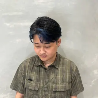 カラー メンズ 艶感透明感カラー◎ 大分 Keigoのヘアスタイル