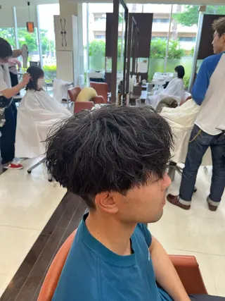 ショート パーマ メンズ 🧊メンズ特化🧊 高木航希のヘアスタイル