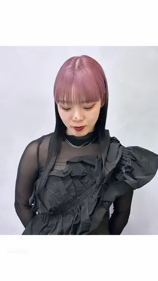 カラー 原田 朱里のヘアスタイル