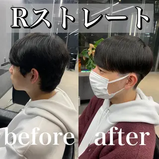 ショート メンズ 毛流れが作れる 縮毛矯正/渡部純生のヘアスタイル