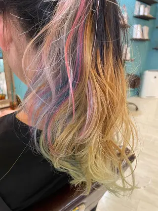 ロング 末石 智のヘアスタイル