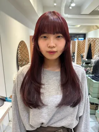 ロング AYAKA 下北沢suuのヘアスタイル