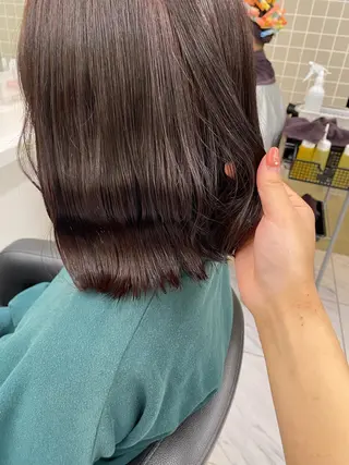 セミロング カラー ヘアアレンジ キッズ TRU Shino🦋のマツエク・マツパデザイン