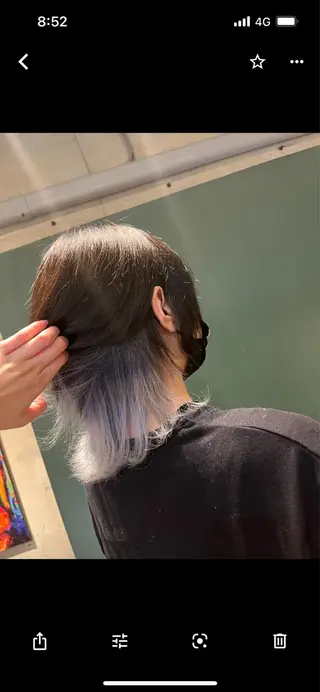 ショート カラー 🎀♥️推しカラー tomoka💜🍭のヘアスタイル