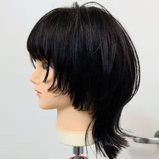 ミディアム 鎌田 流沙奈のヘアスタイル