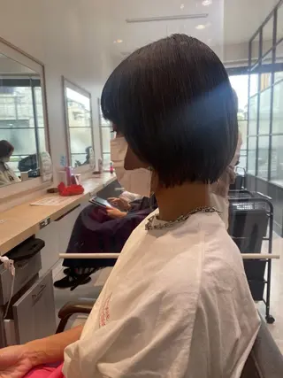 ショート パーマ/ボブ/ 佐々木翔のヘアスタイル